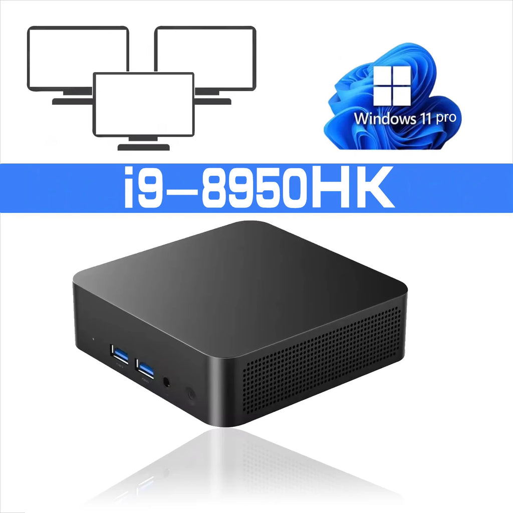High-Performance Windows 11 Pro Mini Gaming PC – i9/i3, 16GB RAM, WiFi 6, 4K Support, SSD Storage (1TB/2TB)