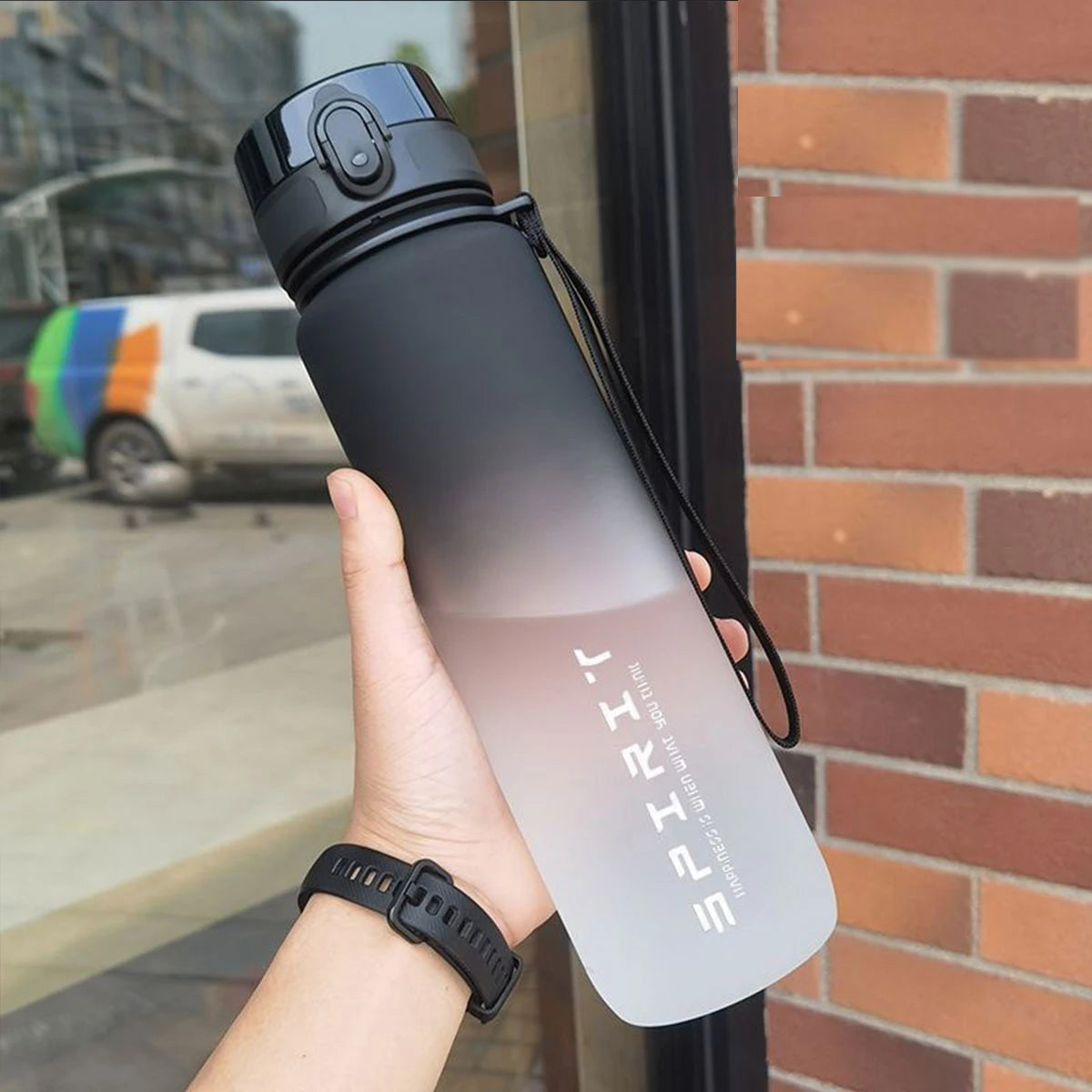 GradientSip Water Bottle – 600ml / 750ml / 1000ml, Outdoor & Gym