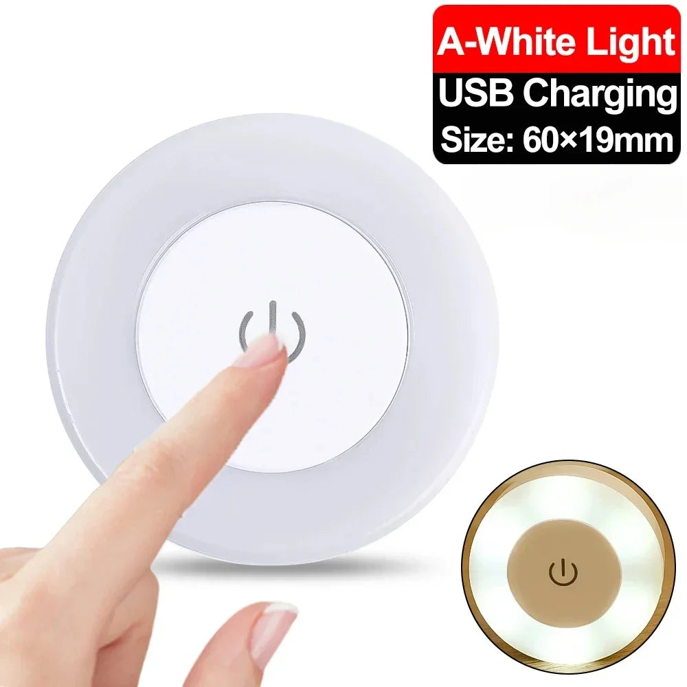 GlowBeam USB Rechargeable LED Night Light – Portable Ambient Lamp for Bedroom & Office