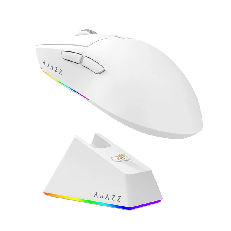 AJAZZ AJ139 V2 Tri-Mode Gaming Mouse – PAW3311, 12000 DPI & Magnetic Charging Base