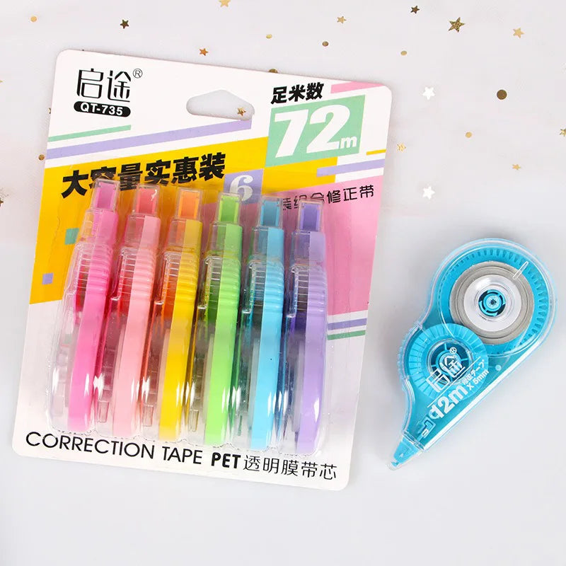 SweetFix Kawaii Correction Tape – 6PCS Cute School Essentials