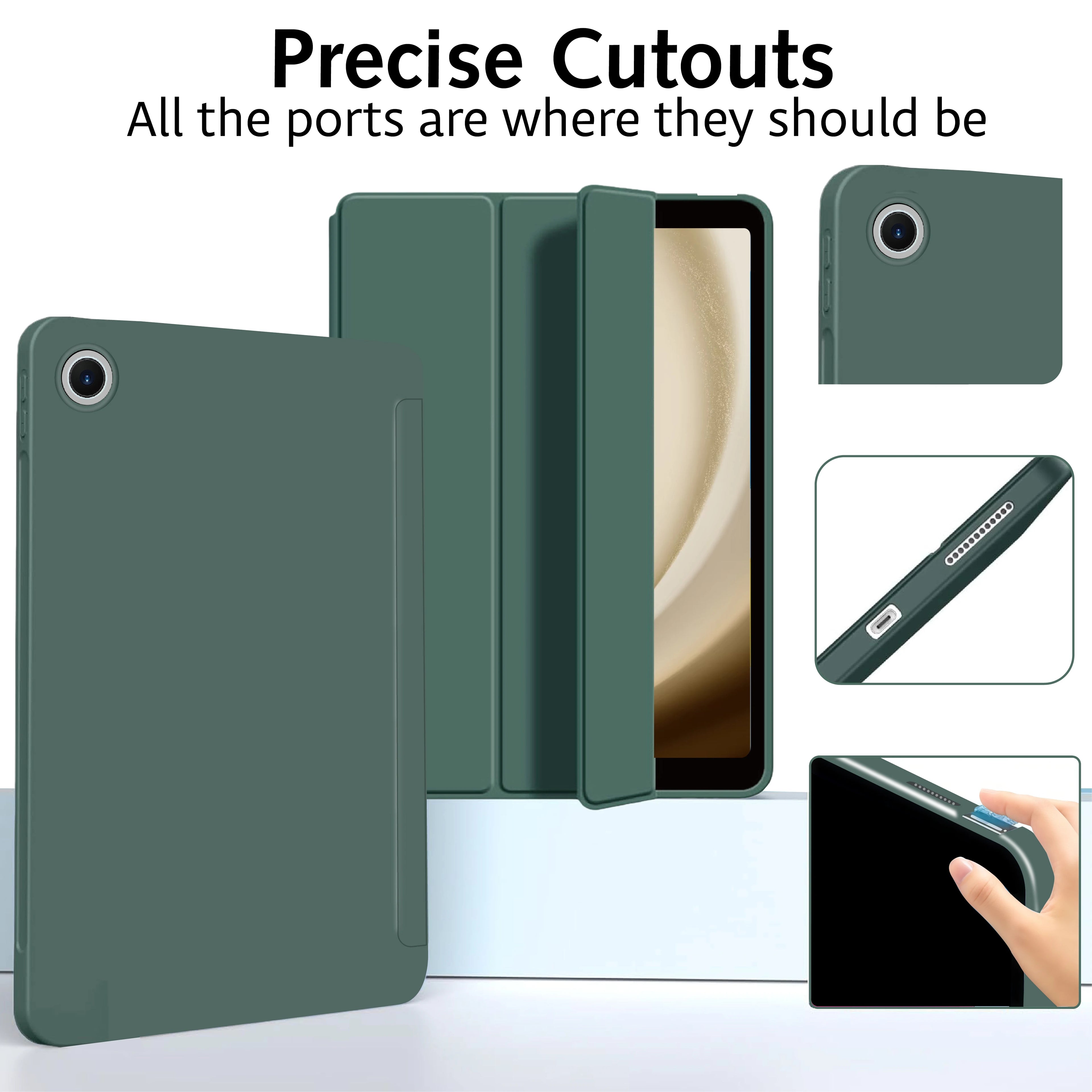 Samsung Galaxy Tab A9 Plus Tri-Fold Leather Case with Magnetic Stand – 11" (2023)