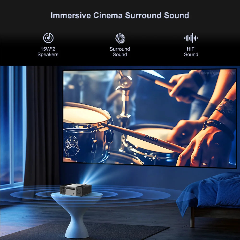CinemaCore Q11W 4K Smart Home Projector