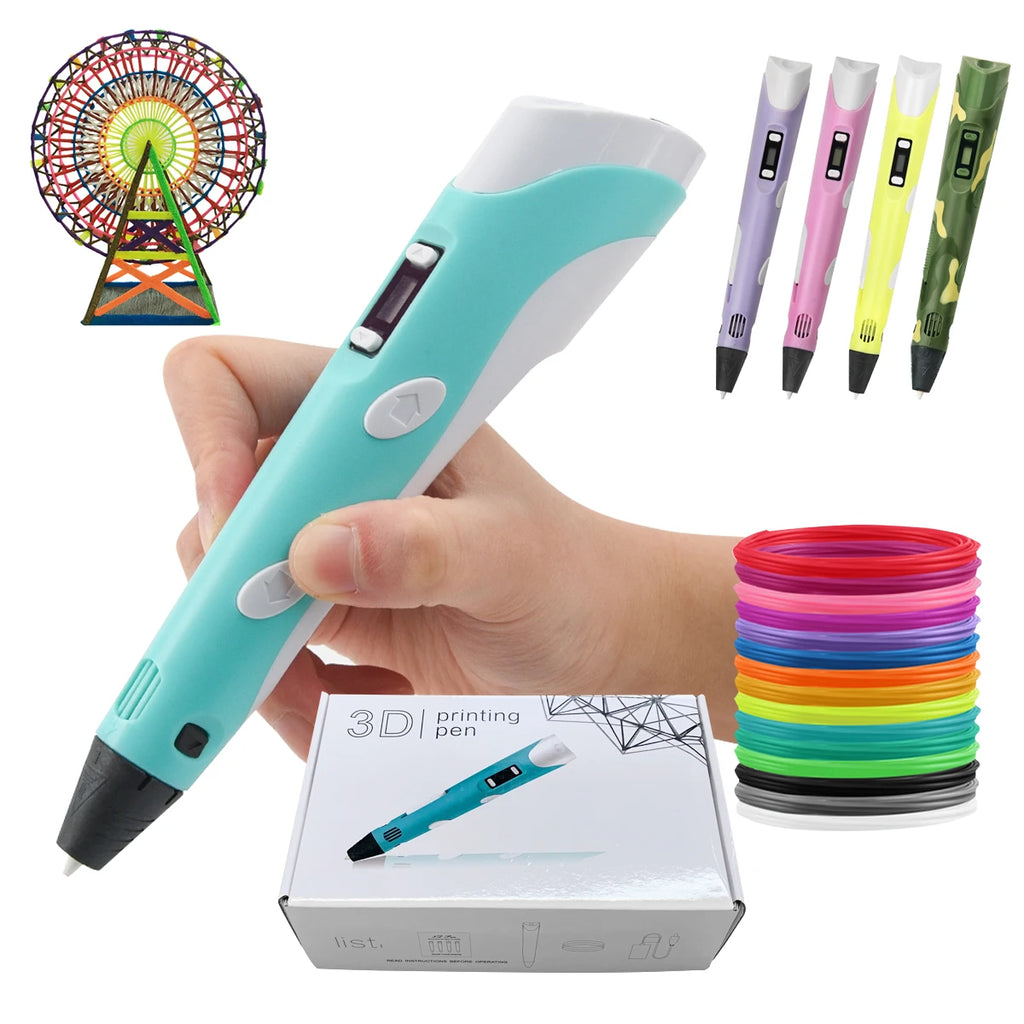 DrawPen 3D Pen for Kids – DIY Drawing Set with PLA Filament, Birthday & Christmas Gift