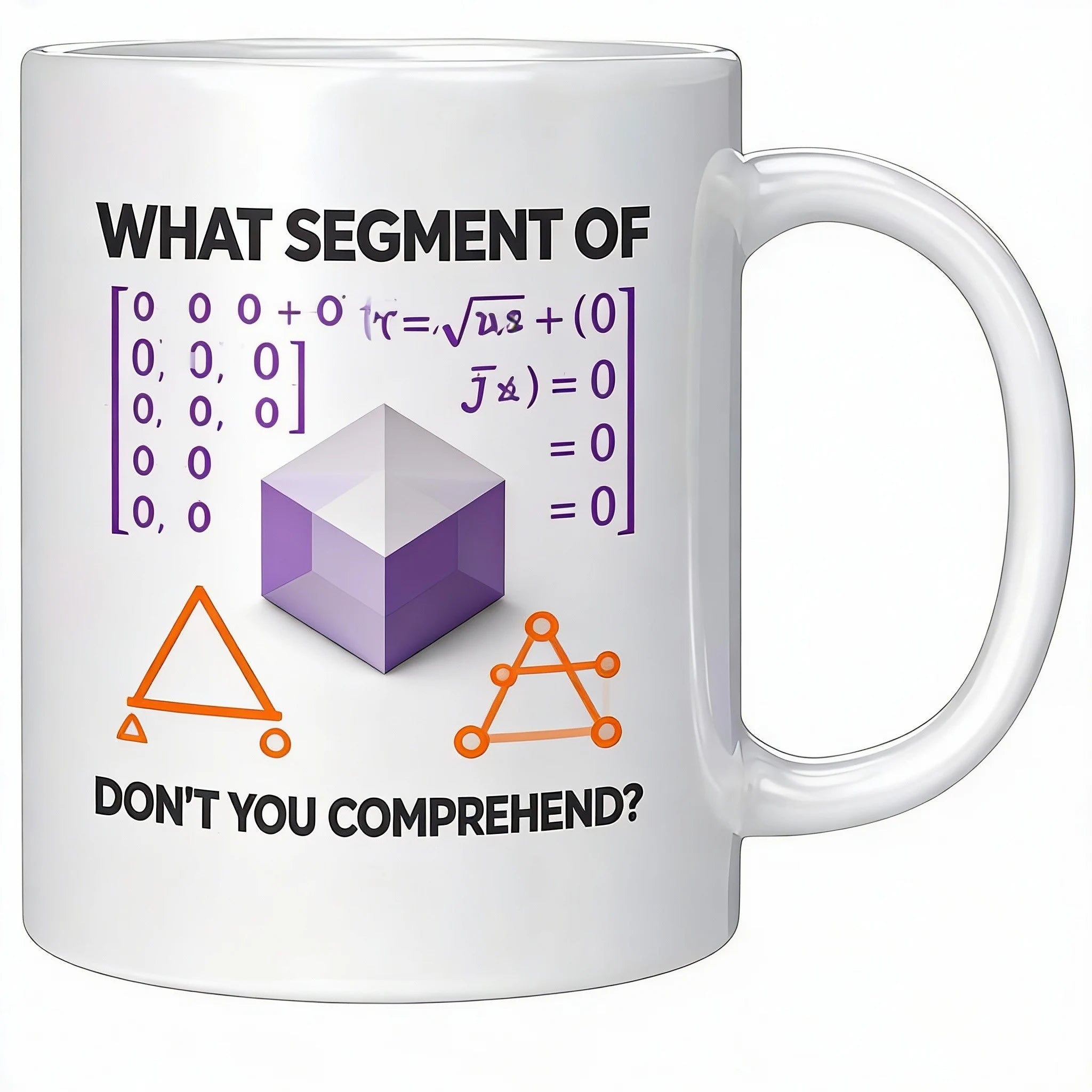 Math Doesn’t Care 😏 | ‘What Part of Math Don’t You Understand?’ Funny Nerd Mug for Students & Teacher