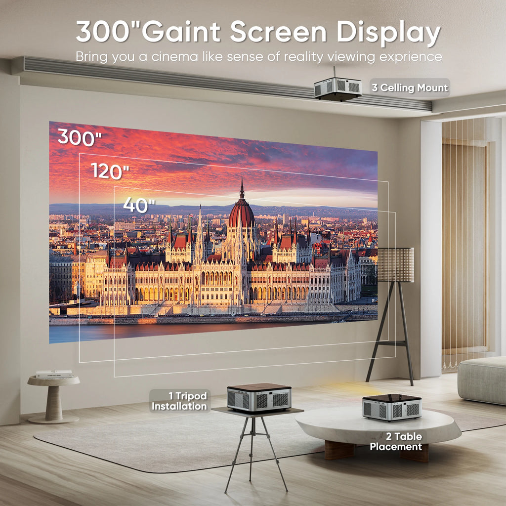 CineNova T03 Smart 4K Home Theater Projector