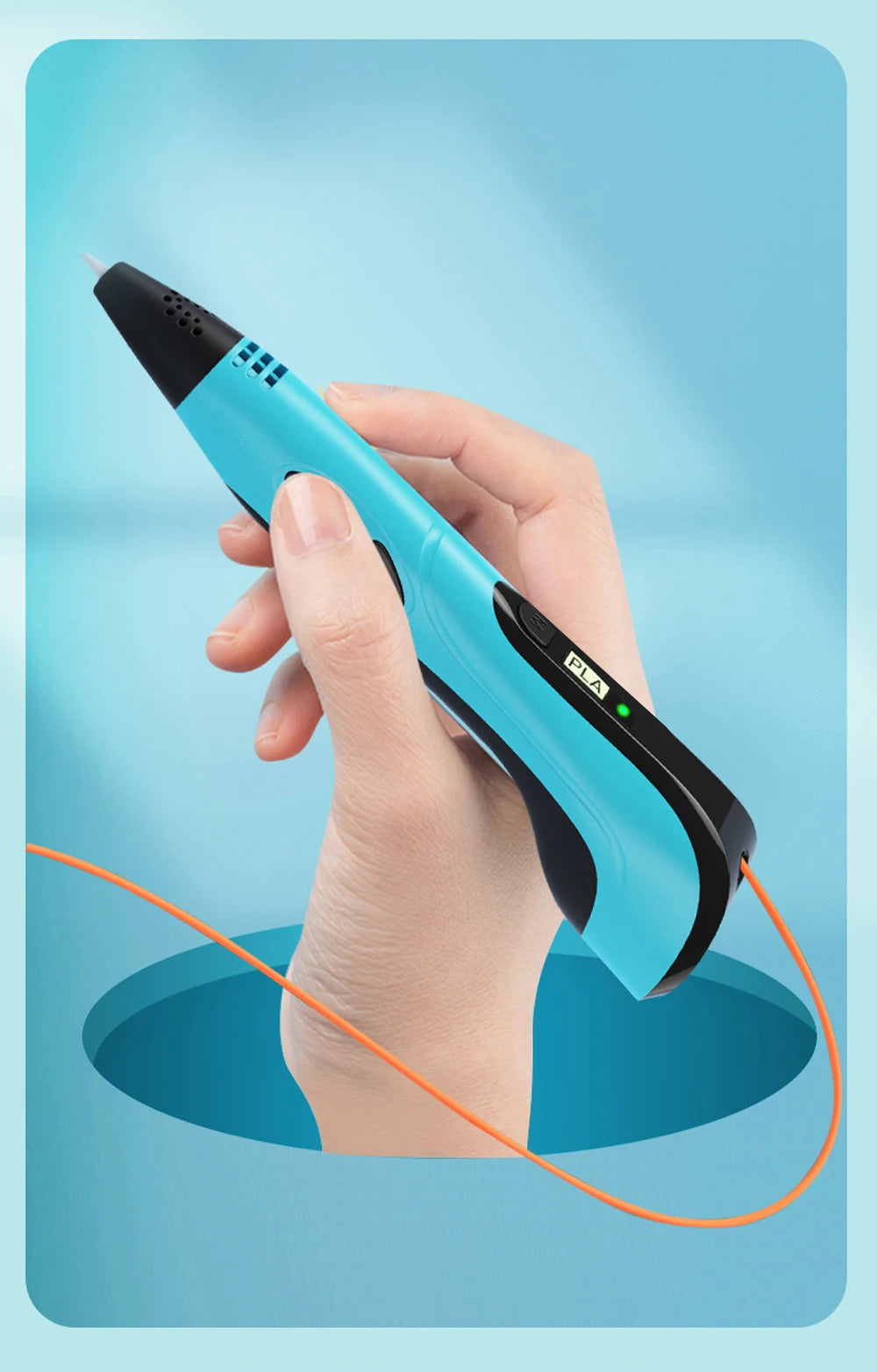 DoodlePen 3D Pen Set – LCD Display, PLA Filament, Kids Birthday & Christmas Gift