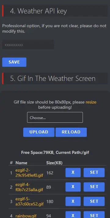 PixelDesk Mini Smart Weather GIF Clock