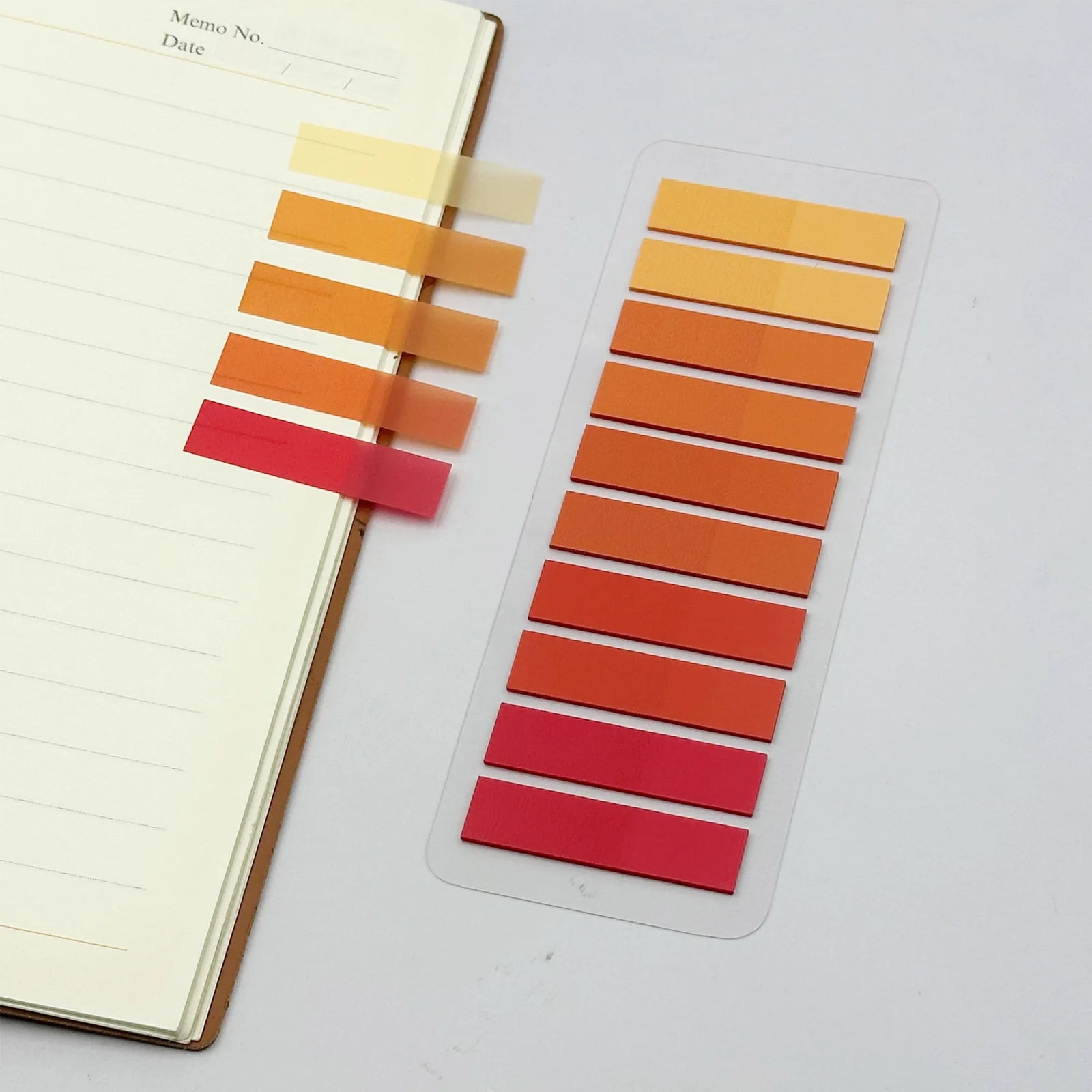 ColorTab 200-Pack Fluorescent Index Tabs & Sticky Flags – Transparent Page Markers