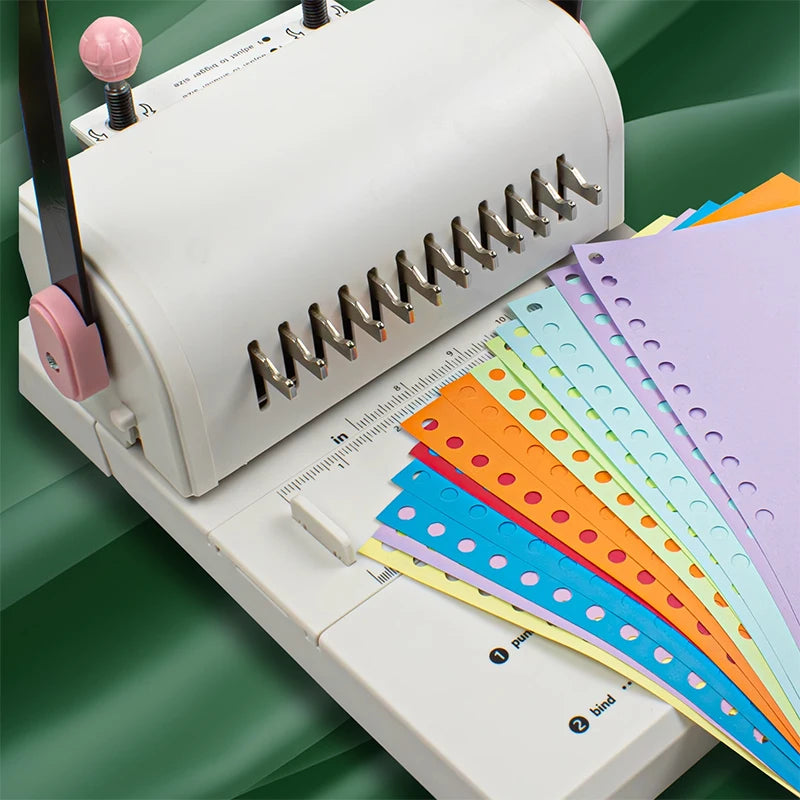WireBind 2:1 Double Wire Binding Machine – 20-Page Single-Pass Punch
