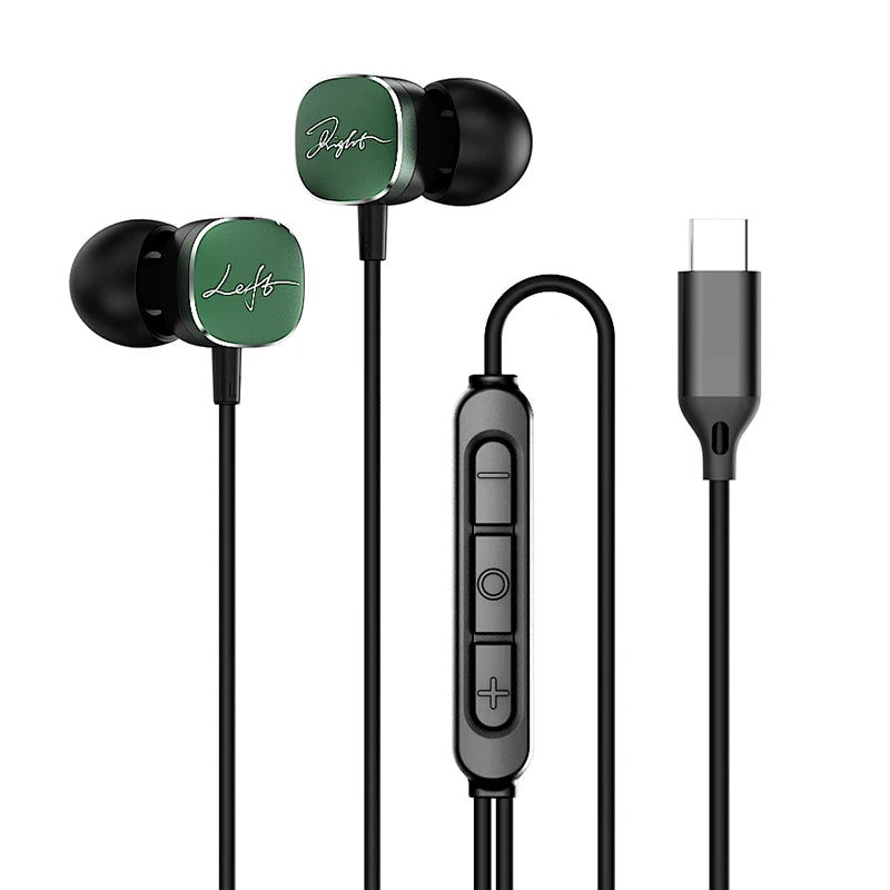 DolbyWire USB-C Wired Headphones – Dolby Sound & Mic for Samsung & iPhone