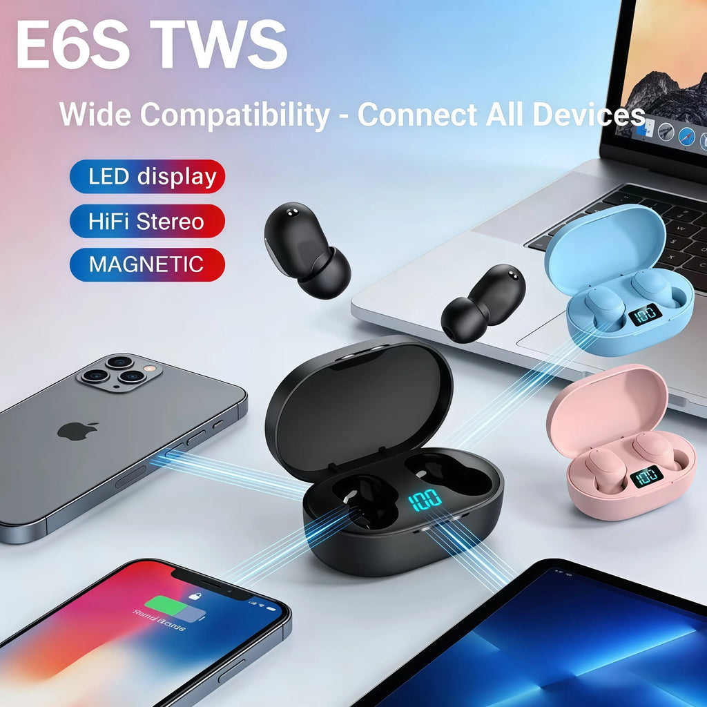 E6S Bluetooth wireless ear buds