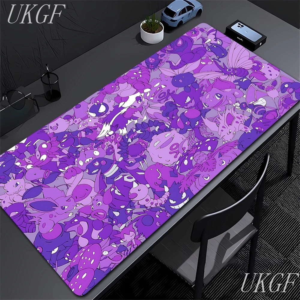 Gengar Anime XL Gaming Desk Mat – Cute Gaming Mouse Pad (XXL Keyboard & Mouse Mat)