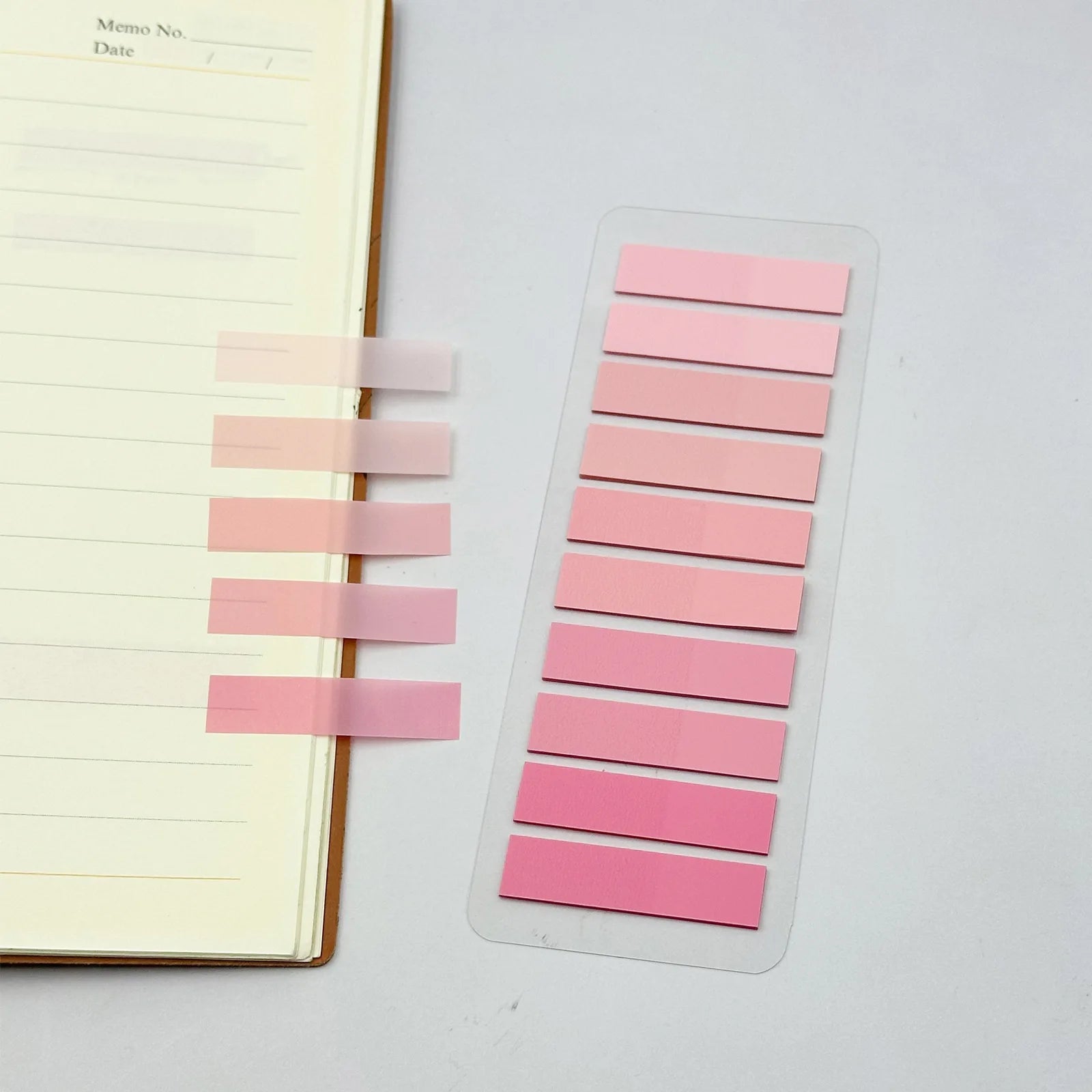 ColorTab 200-Pack Fluorescent Index Tabs & Sticky Flags – Transparent Page Markers