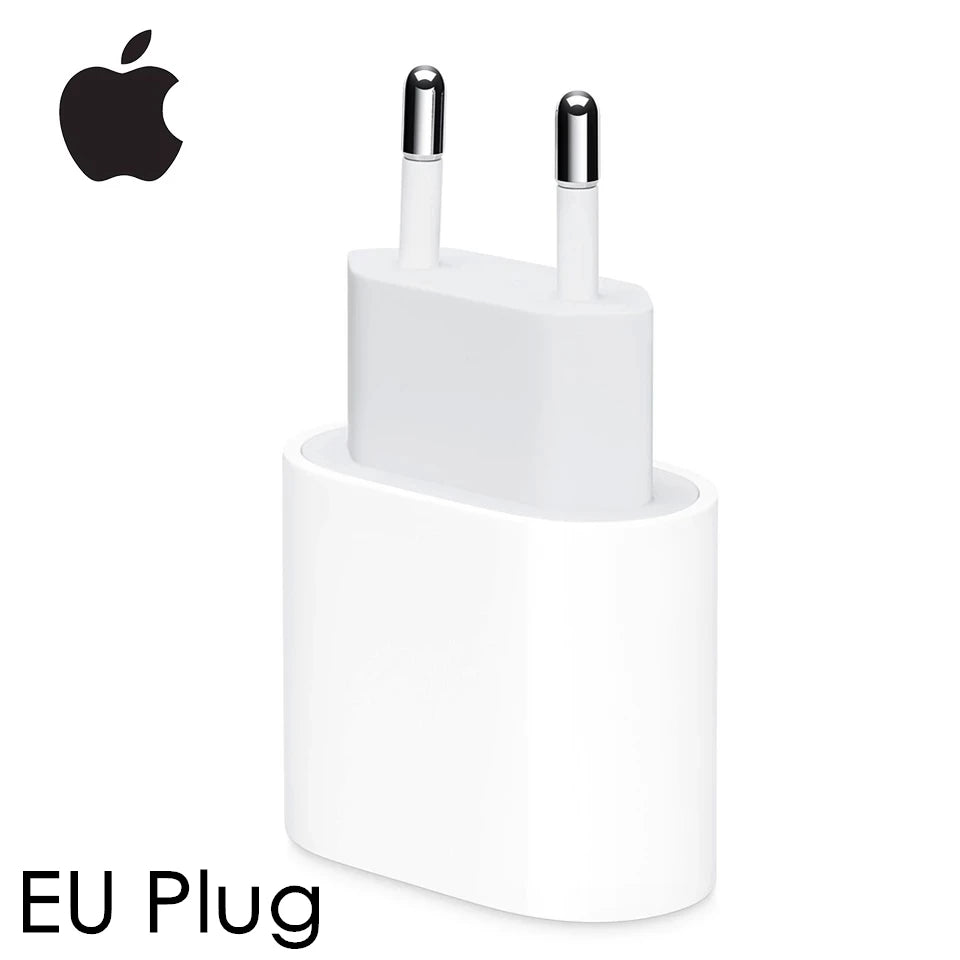 20W USB-C Fast Charger for iPhone 17, 16, 15, 14 – Includes Apple Cable