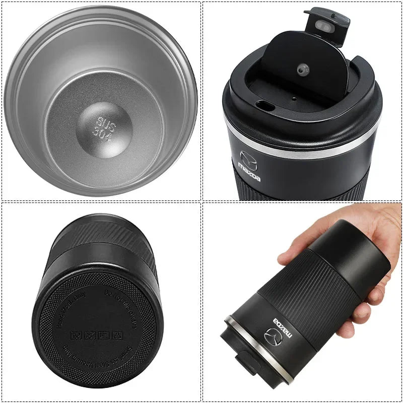 CarSip Stainless Steel Coffee Thermos Travel Mug – Vacuum Flask for Car & Travel