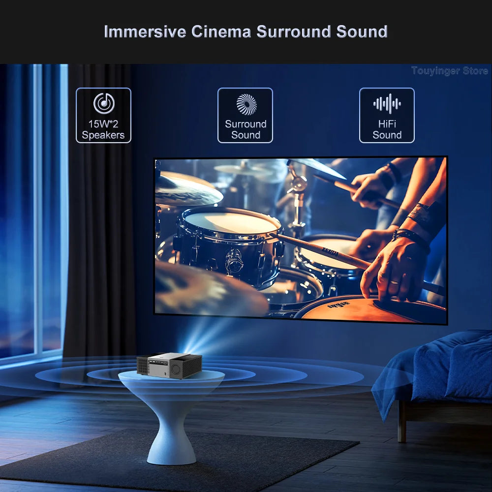 CinemaCore Q11W 4K Smart Home Projector