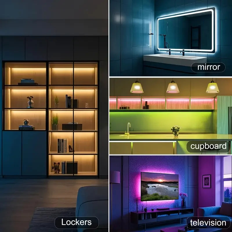 BeatStrip USB RGB LED Strip Lights – 1M to 40M, Music Sync & App Control