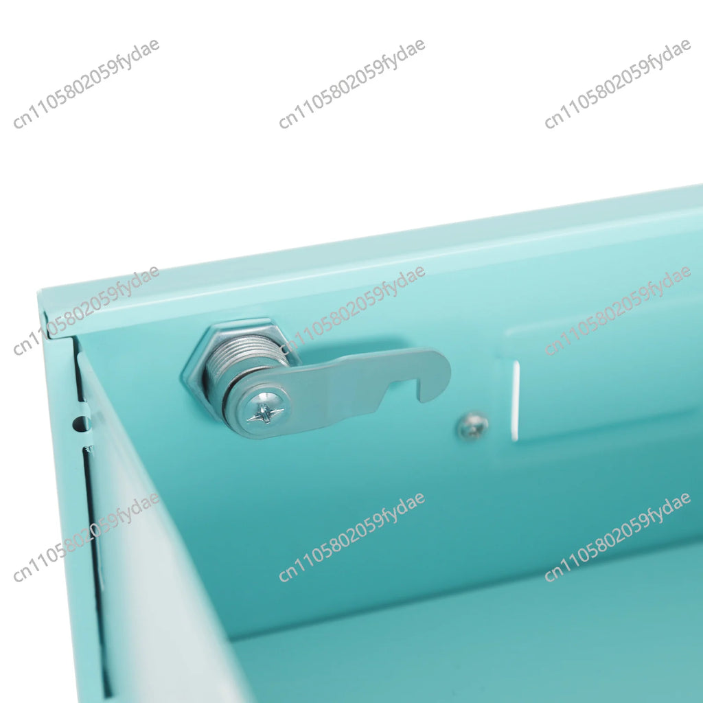 6-Tiers: Vertical File Cabinet,Cold-Rolled Steel Metal File Cabinet  Filing Cabinet Blue in the Office, Study