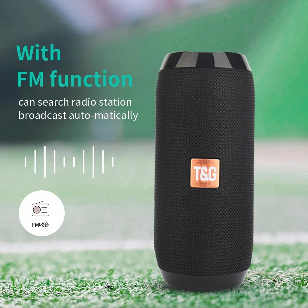 BoomBox Portable Wireless Bluetooth Speaker – FM Radio, Subwoofer & Hands-Free