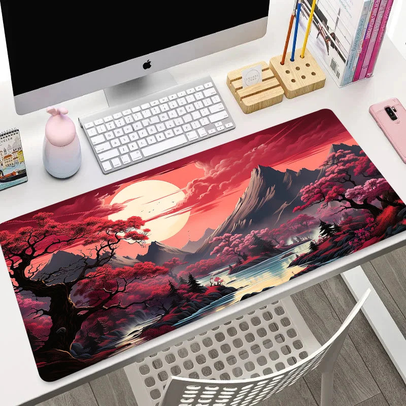 Moonlight Aura XL Desk Mat – Aesthetic Gaming Mouse Pad
