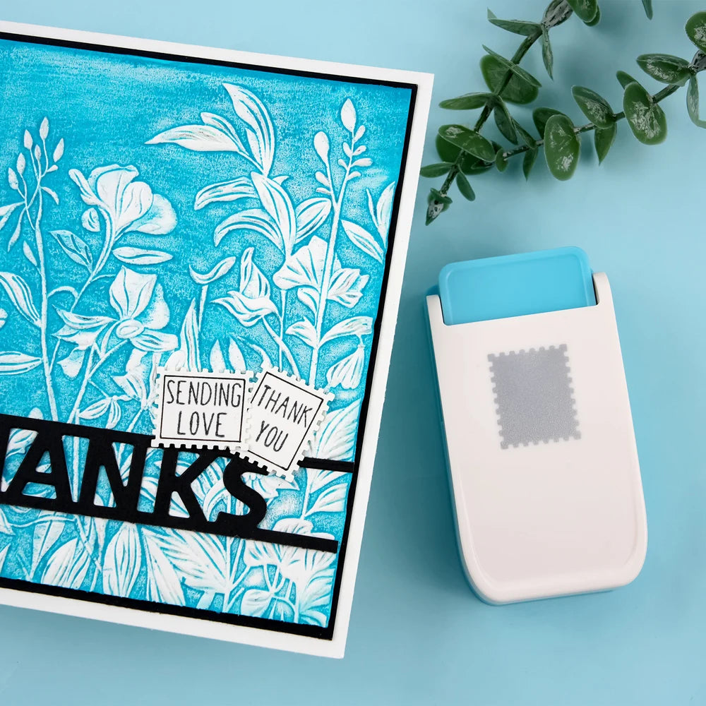 StampPunch Rectangle Postage Stamp Craft Punch – 1x0.8 Inch