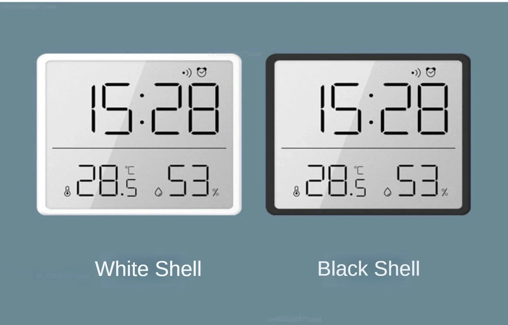 MIJIA 3.7 Inch Large LCD Digital Wall Clock Humidity Thermometer Calendars Display Magnetic Mounted Alarm Clock Household Tool