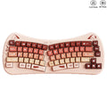 PurrBoard 68 – Ergonomic Split Wireless Keyboard | Bluetooth + 2.4G + Cat Keycaps