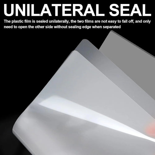 100-Pack Thermal Laminating Sheets (A4 / 3R–5R) – 60 Mic Clear Round-Corner Pouches | Crystal Clear Document Protection Film for All Laminator Machines