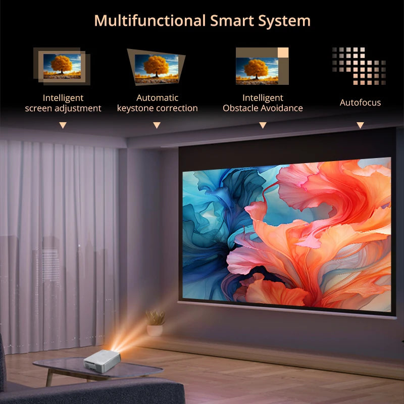 VoxFlix M25 Smart 4K Home Cinema Projector