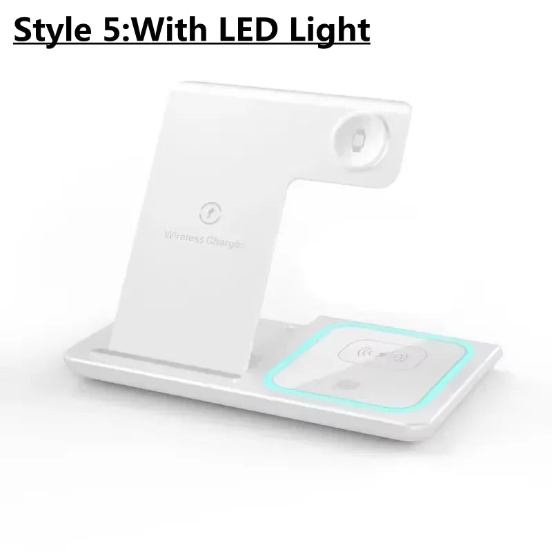 FoldCharge Foldable Fast Wireless Charging Station – iPhone 16/15/14, Apple Watch & AirPods