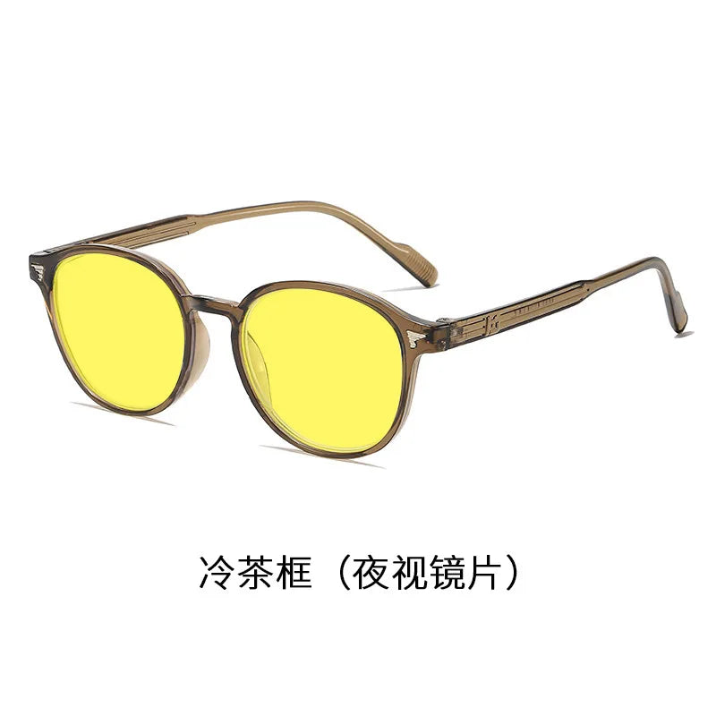 Yellow Blue Light Gaming Glasses – Night Vision Anti-Glare Computer Eyewear for Eye Strain Relief