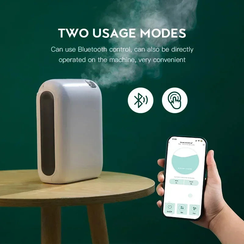 Namste 200ml Bluetooth Battery Aroma Diffuser – Cordless Essential Oil Scent Diffuser for Home & Office