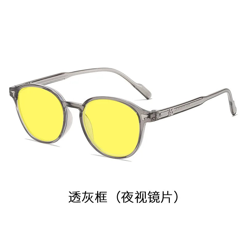 Yellow Blue Light Gaming Glasses – Night Vision Anti-Glare Computer Eyewear for Eye Strain Relief
