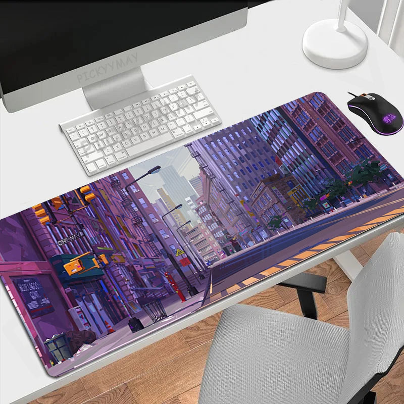 Kawaii Cloud XL Gaming Desk Mat – Cute Mouse Pad (XXL 90×40cm)