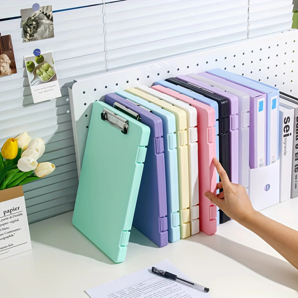 DocBox 2-in-1 A4 Writing Board & Document Storage Box – Portable Office Organiser