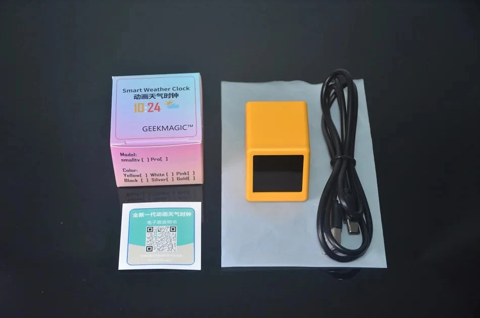 PixelDesk Mini Smart Weather GIF Clock