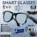 VisionAI 4K Smart Glasses – 32GB, 800W Camera, AI Translation & Power Bank