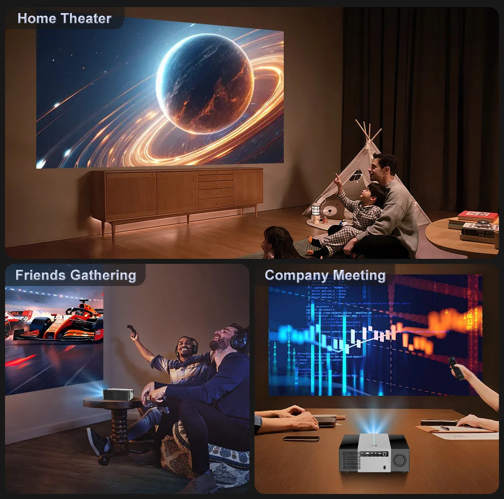 CinemaCore Q11W 4K Smart Home Projector