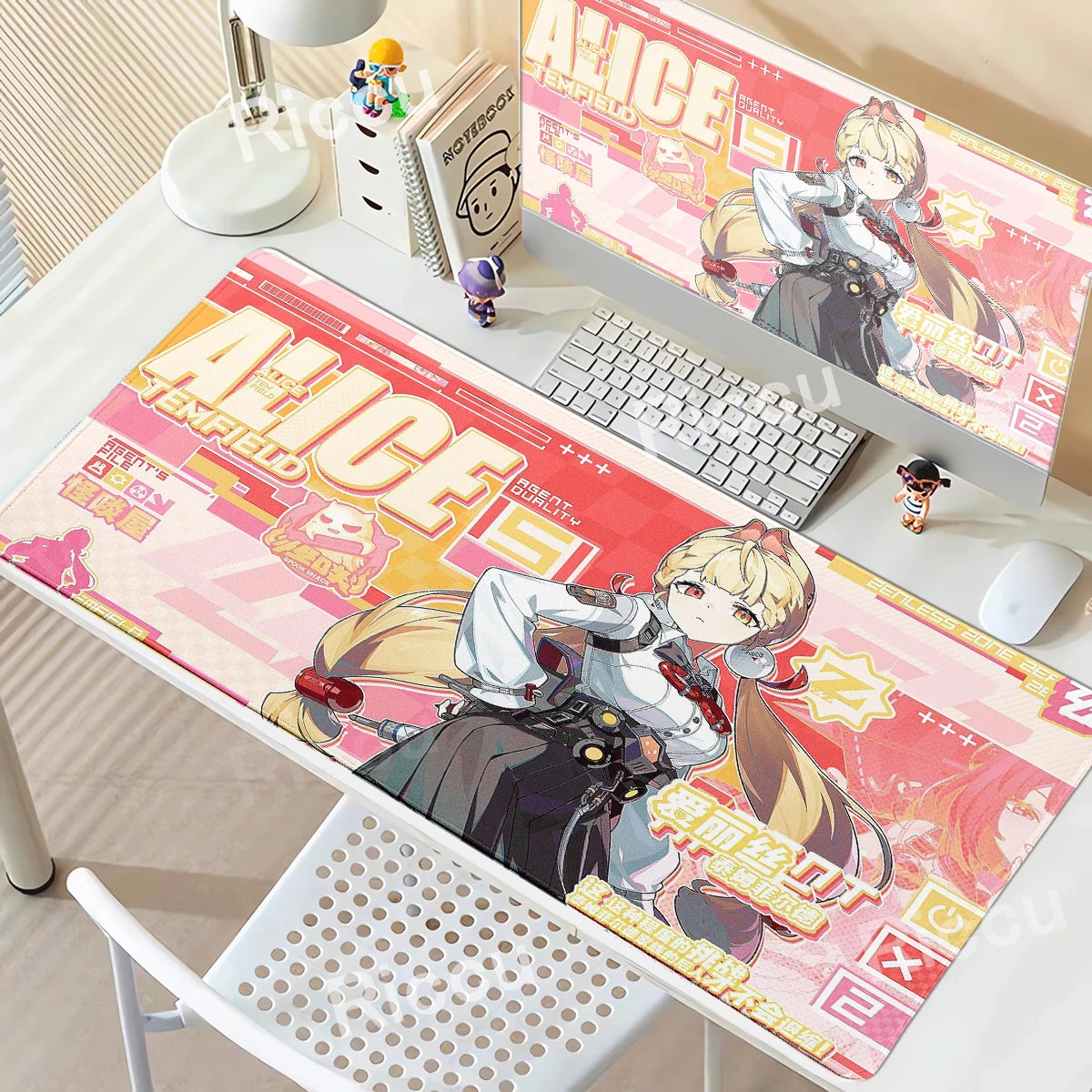 Zenless Zone Zero XXL Gaming Desk Mat – Anime Character Extended Mouse Pad (ZZZ Series)
