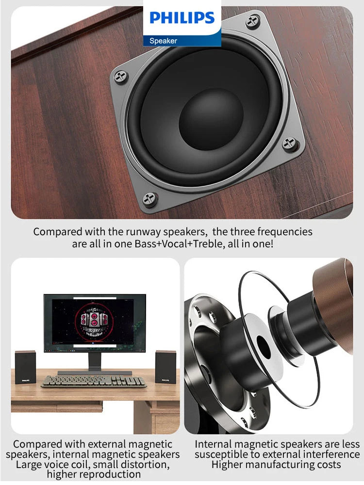 Philips SoundGo SPA20 – Portable Bluetooth Speaker with Deep Bass & HiFi Stere
