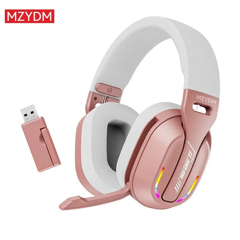 Wireless gaming headphones: 2.4G/ wired/ foldable Bluetooth headphones