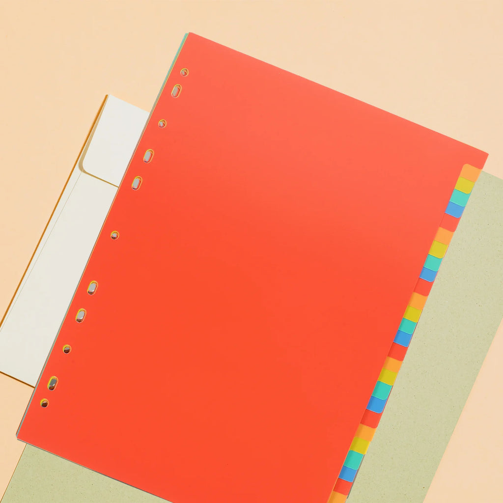 HeavyDivide 31-Sheet A4 Binder Dividers with Tabs – Heavy Duty Index Pages