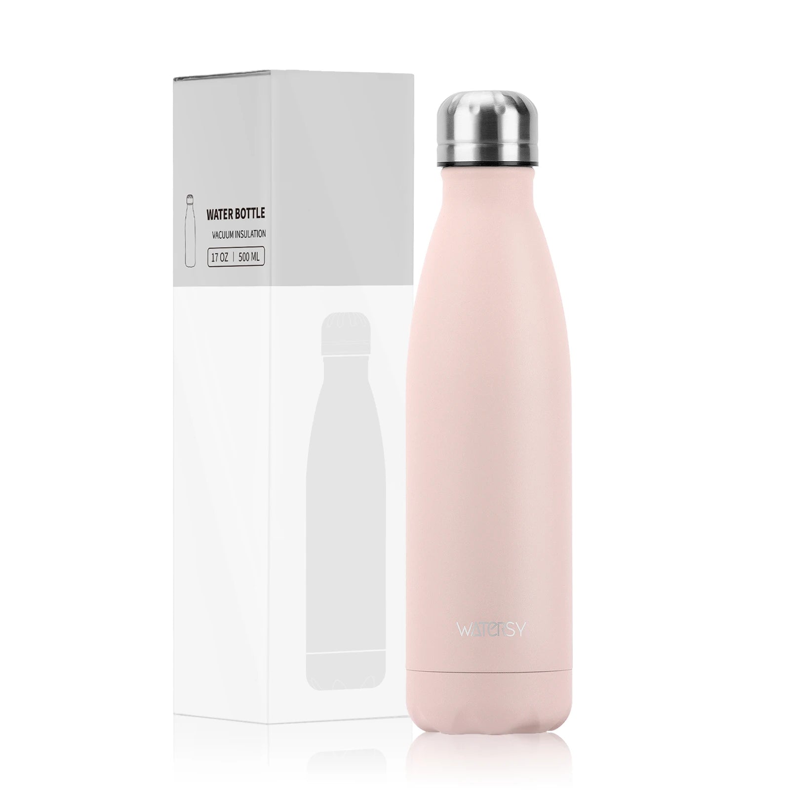 WATERSY 500ml Stainless Steel Vacuum Flask – Insulated Thermos for Coffee & Sport
