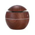 GrainMist USB Ultrasonic Cool Mist Aroma Diffuser – Wood Grain Essential Oil Humidifier & Air Purifier
