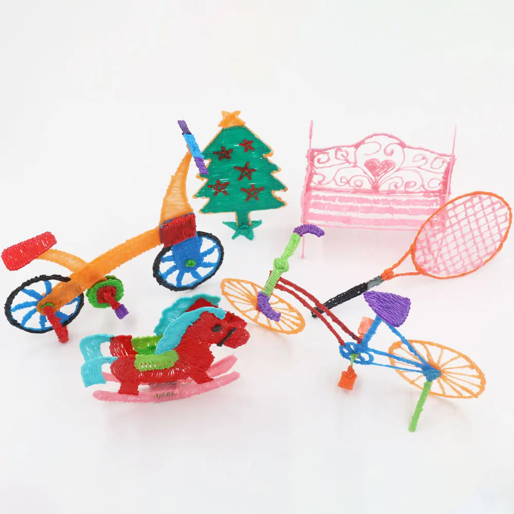 Kids 3D Pen with LCD Screen – 200M PLA Filament, Power Adapter & Travel Case