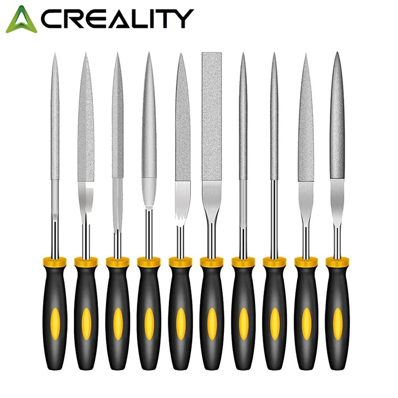 3D Model Grinding & Deburring Tool Kit – Engraving Knife, File, Scraper & Cutter