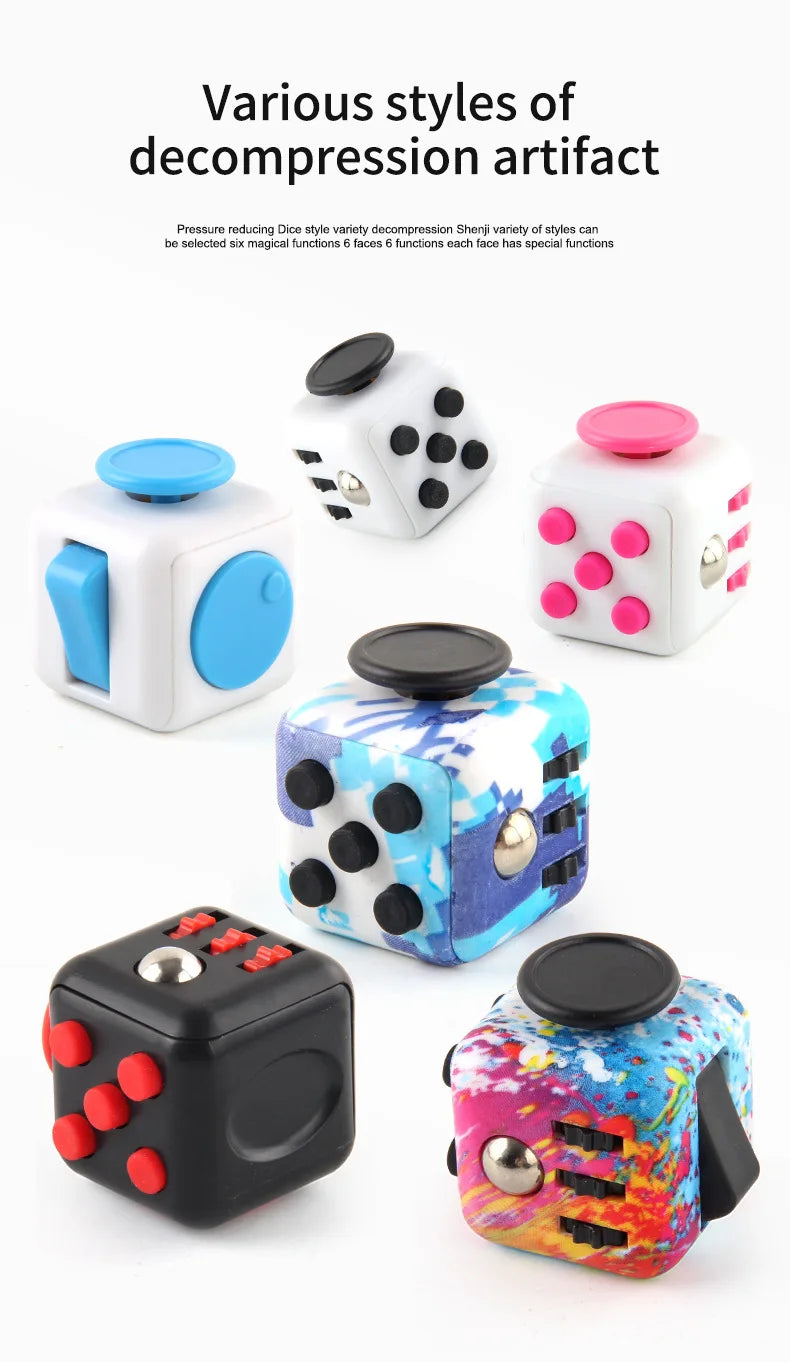 fidget toys Anti Stress Cubes Rainbow Fingertip Infinity Magic Cubo Infinito Square Sensory Toys Decompression