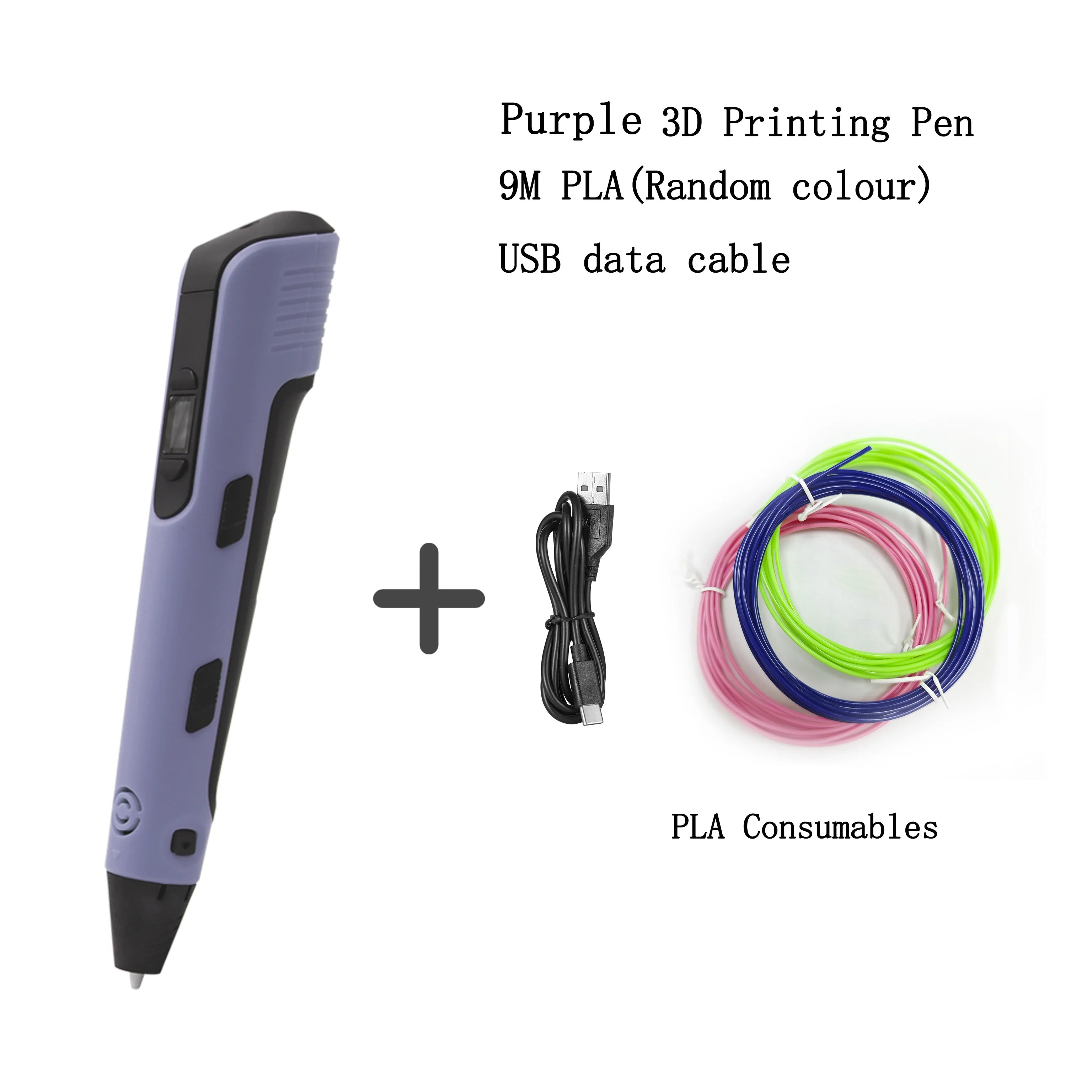 SpacePen Upgraded 3D Printing Pen – 9M PLA Filament, Kids Birthday & New Year Gift