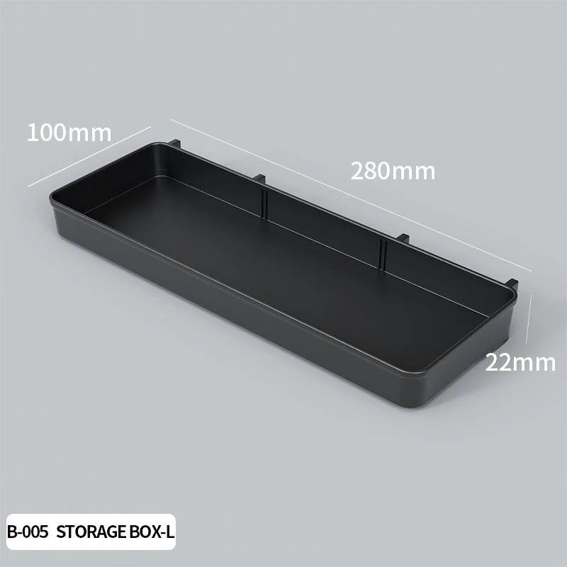 Desktop Standing Pegboard For Home And Office Use. Freely Combinable Accessories For Organizing Stationery.